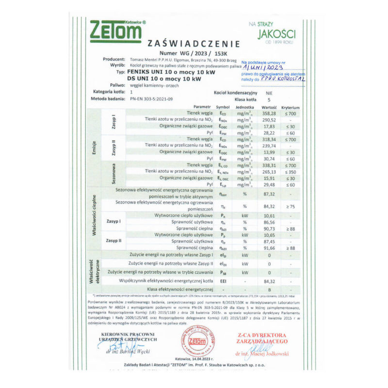 Kotły CO, Piece CO – KOTŁOPLAZM –