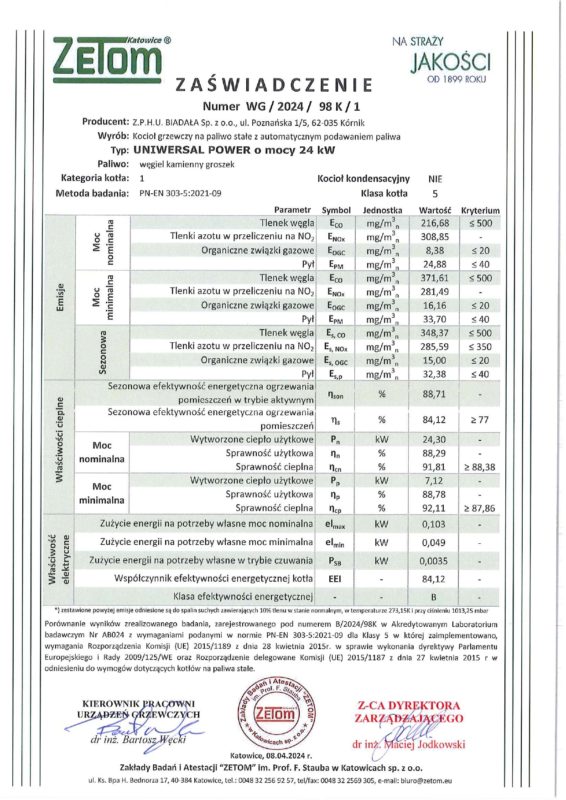 Kotły CO, Piece CO – KOTŁOPLAZM –